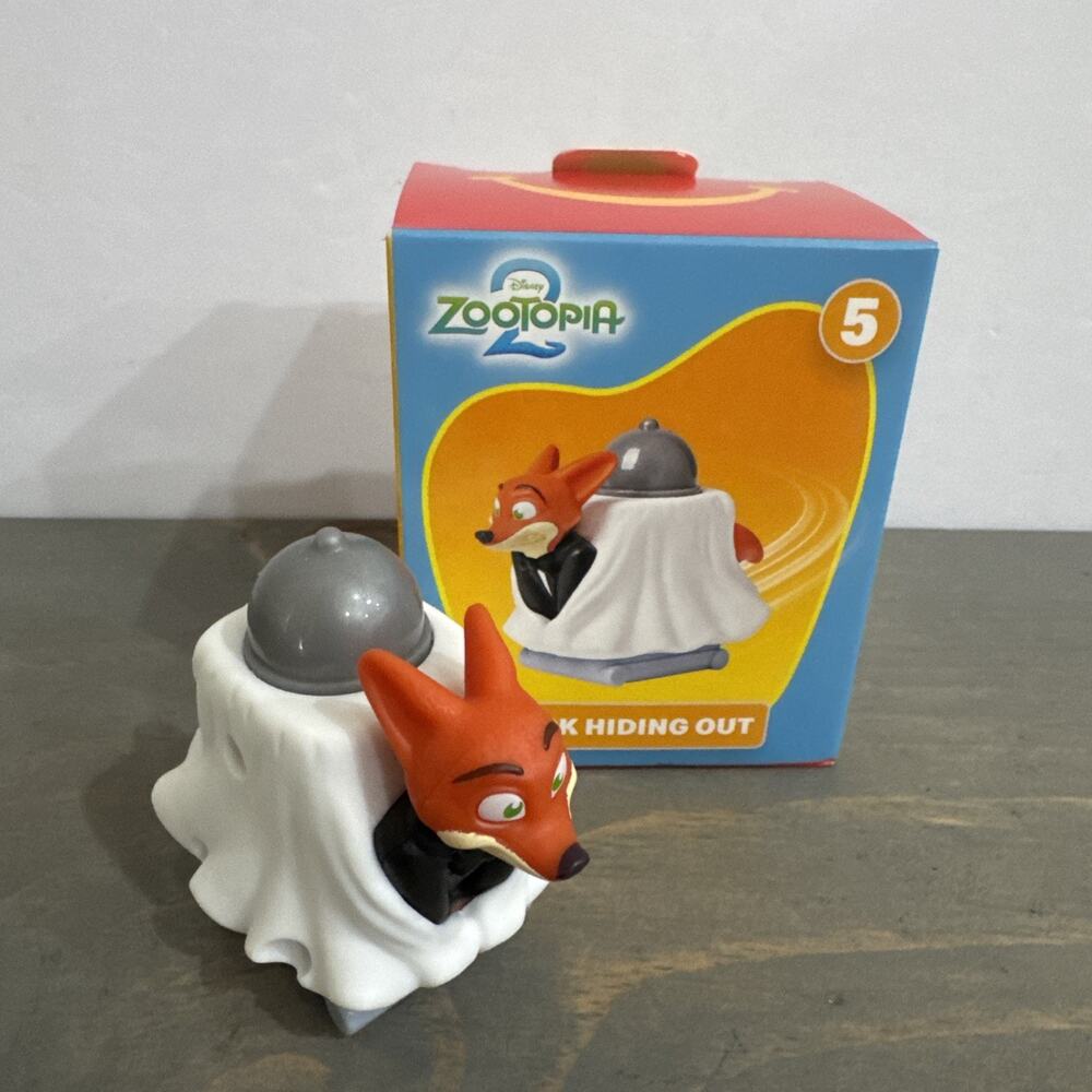 Disney Zootopia 2 Nick Wilde McDonald's Happy Meal Toy Figure 2025 Blindbox